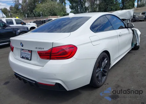 2018 BMW 430I z USA, uszkodzony, nr VIN WBA4W3C51JAF91301